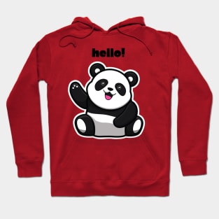 hello panda Hoodie